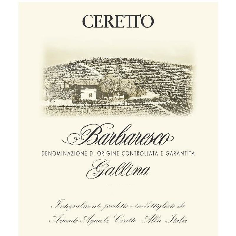 2022 Ceretto, Barbaresco, Gallina 6x75cl