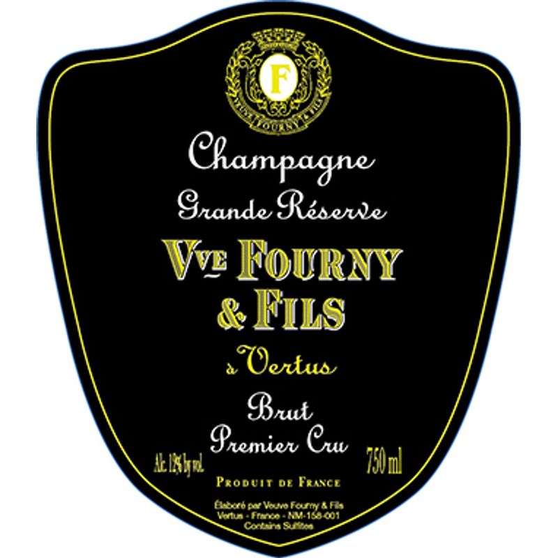 NV Veuve Fourny, Grande Reserve Brut NV Premier Cru 6x75cl