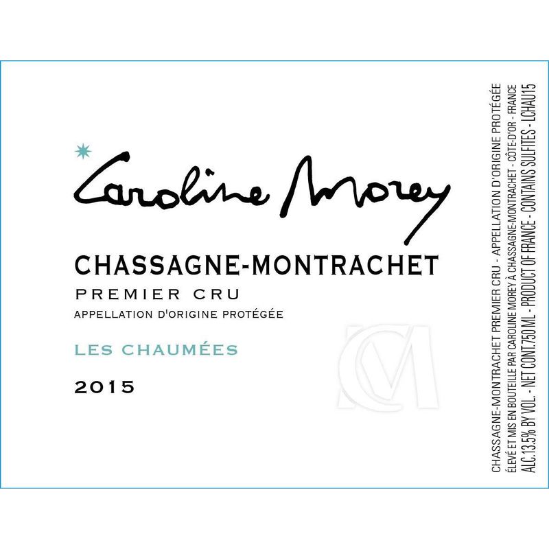 2015 Caroline Morey, Chassagne-Montrachet Premier Cru, Les Chaumees Blanc 6x75cl