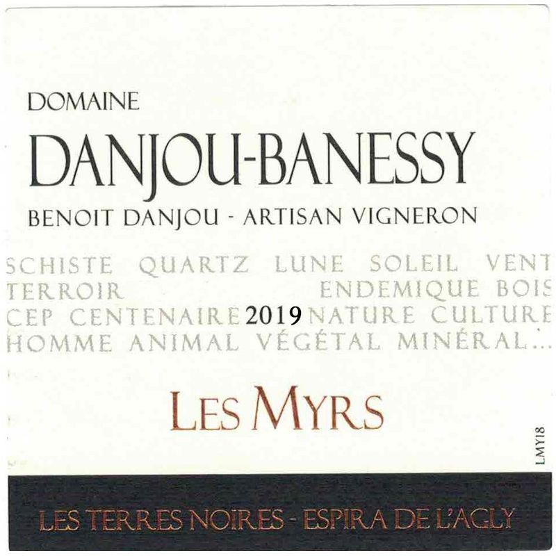 2023 Domaine Danjou-Banessy, Les Myrs, Cotes du Roussillon 6x75cl