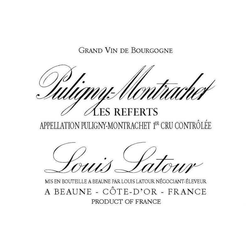 2020 Louis Latour, Puligny-Montrachet Premier Cru, Les Referts 6x75cl
