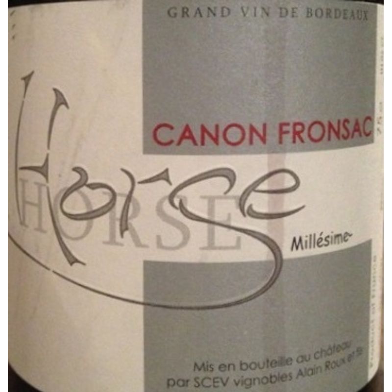 1999 La Horse, Canon-Fronsac 6x150cl