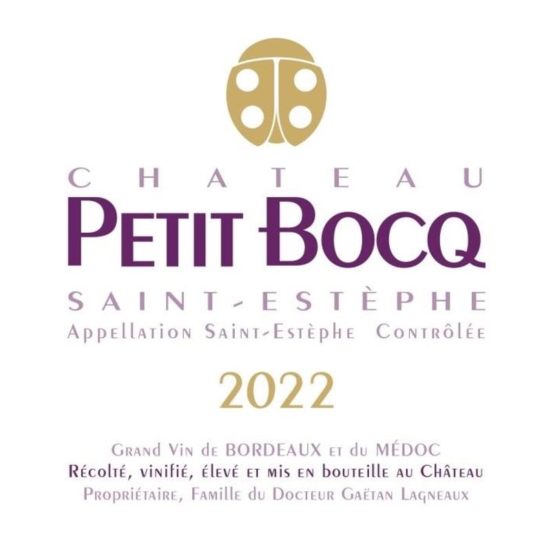 2022 Chateau Petit Bocq, Saint-Estephe 6x150cl