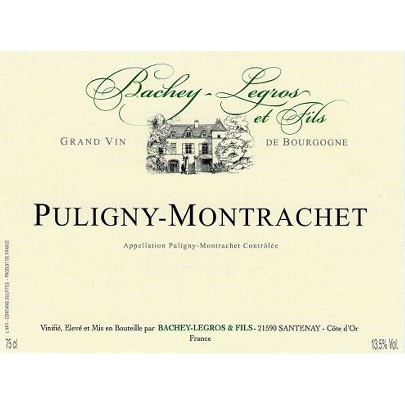2023 Domaine Bachey-Legros, Puligny-Montrachet 6x75cl