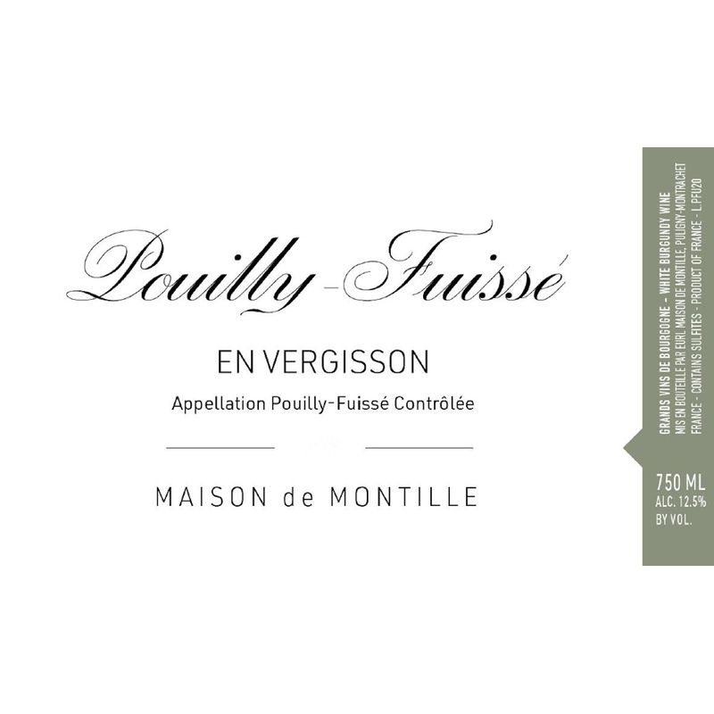 2022 Maison de Montille, Pouilly-Fuisse, Vergisson 12x75cl