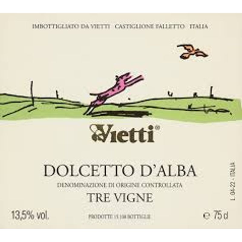 2020 Vietti, Dolcetto d'Alba, Tre Vigne 6x75cl