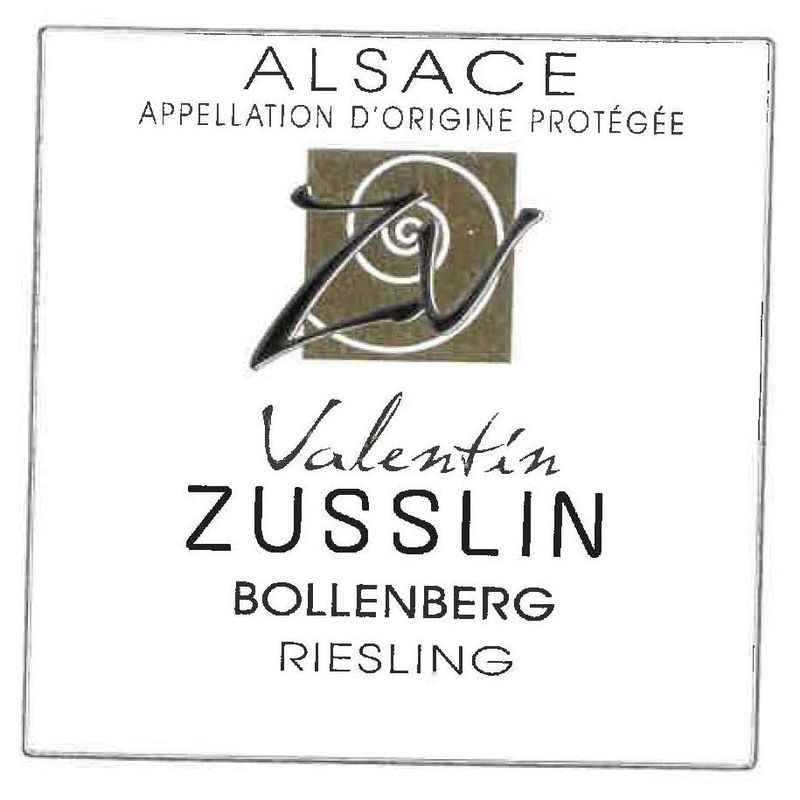 2021 Valentin Zusslin, Bollenberg Riesling, Alsace 6x75cl