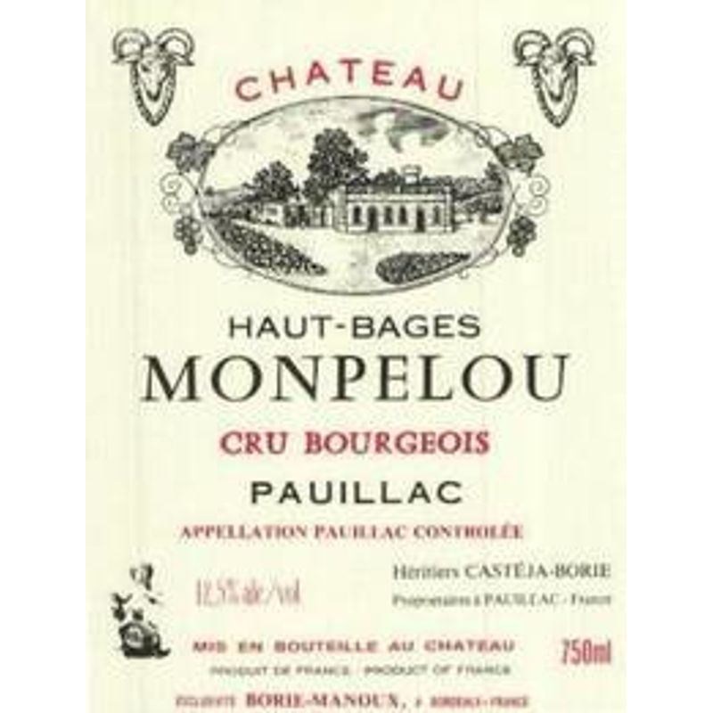 Chateau Haut-Bages Monpelou Pauillac 2022