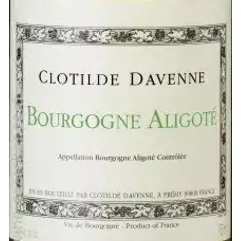 Clotilde Davenne Bourgogne Aligote 2023