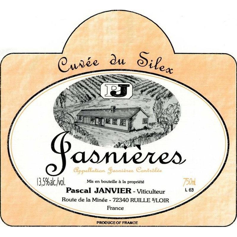 Pascal Janvier Jasnieres Cuvee du Silex 2021