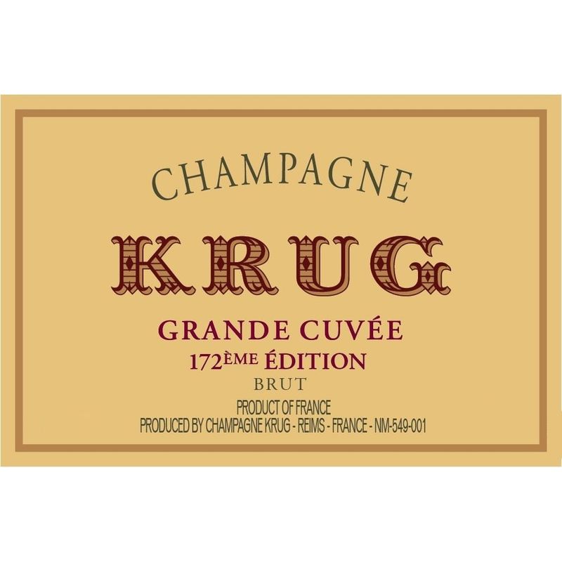 Krug Grande Cuvee 172eme Edition Brut NV