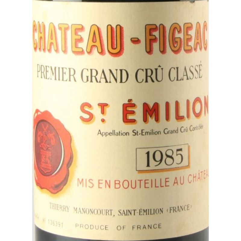Chateau Figeac, Saint-Emilion 1985