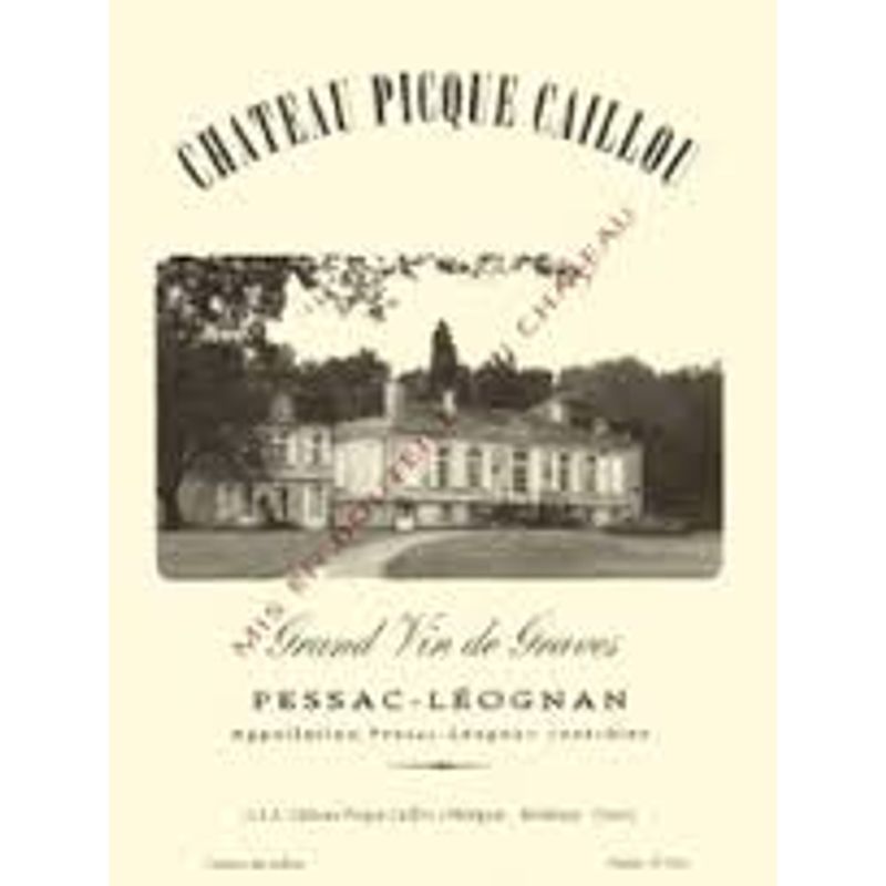 Chateau Picque Caillou Blanc Pessac-Leognan 2022