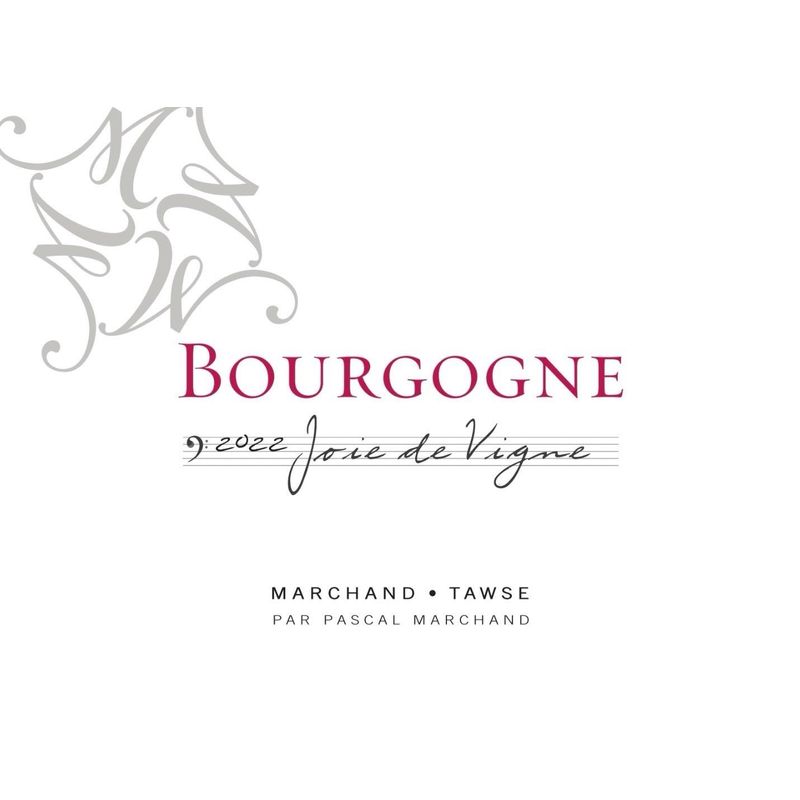 Marchand Tawse Bourgogne Pinot Noir Cuvee Joie de Vigne 2022