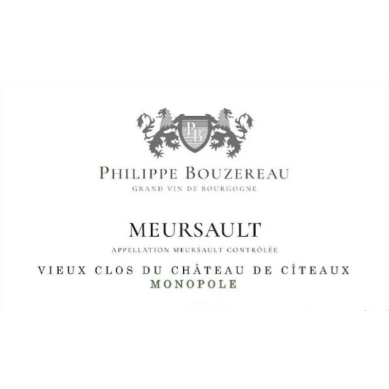 Philippe Bouzereau Chateau de Citeaux Meursault Vieux Clos Monopole 2022