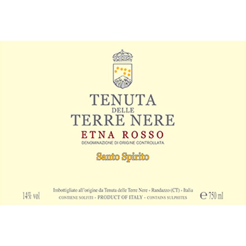 Etna Rosso Santo Spirito Terre Nere 2017