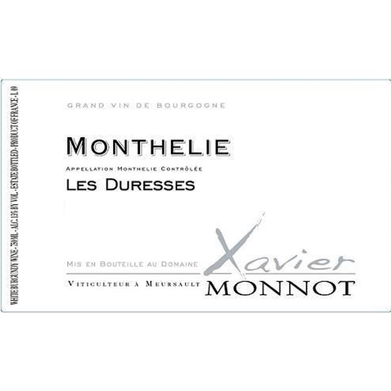 Monthelie Blanc Les Duresses Xavier Monnot 2020