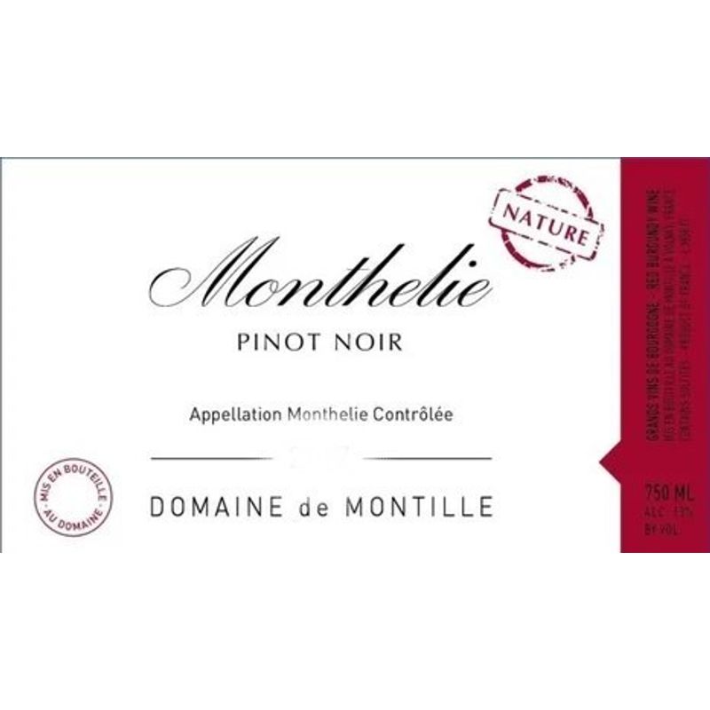 Domaine de Montille Monthelie Vin Nature 2020