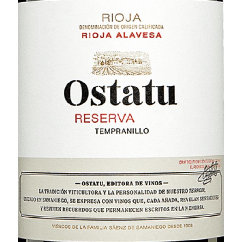 Bodegas Ostatu Reserva 2015