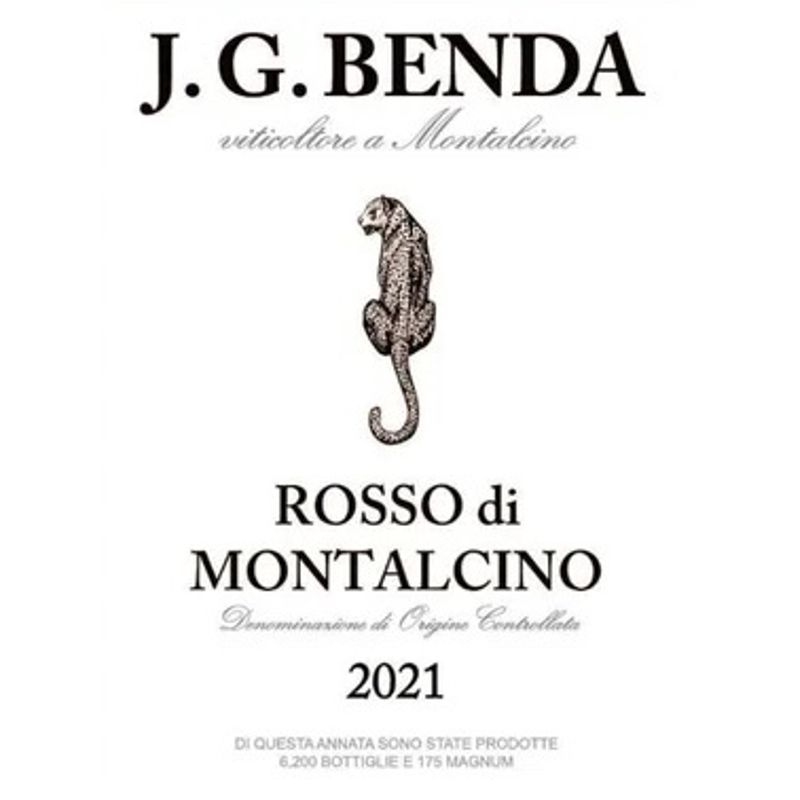 J. G. Benda Rosso di Montalcino 2021 1.5L