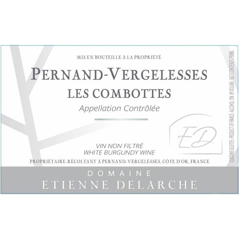 Domaine Etienne Delarche Pernand-Vergelesses Blanc Les Combottes 2022