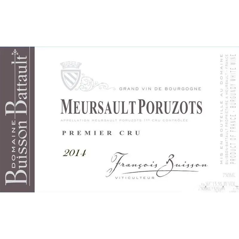 Domaine Buisson-Battault Meursault Poruzots, Meursault 2023