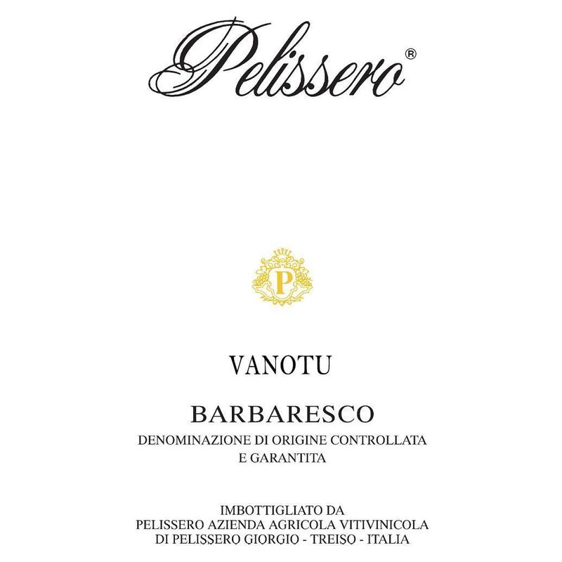Giorgio Pelissero Vanotu, Barbaresco 2016