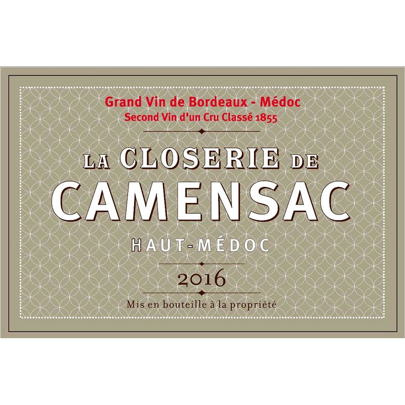La Closerie de Camensac, Haut-Medoc 2016