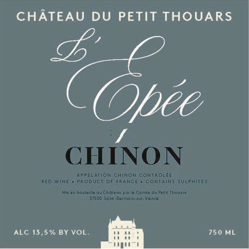 Chateau du Petit Thouars Chinon L'Epee 2019
