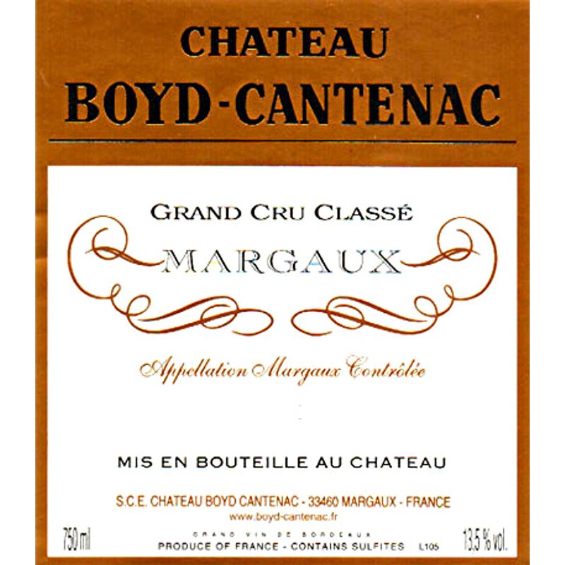 Chateau Boyd-Cantenac Margaux 2022