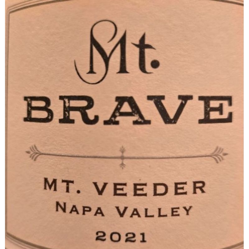 Mt. Brave Cabernet Sauvignon, Mount Veeder 2021