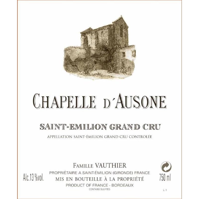 La Chapelle d'Ausone, Saint-Emilion 2022
