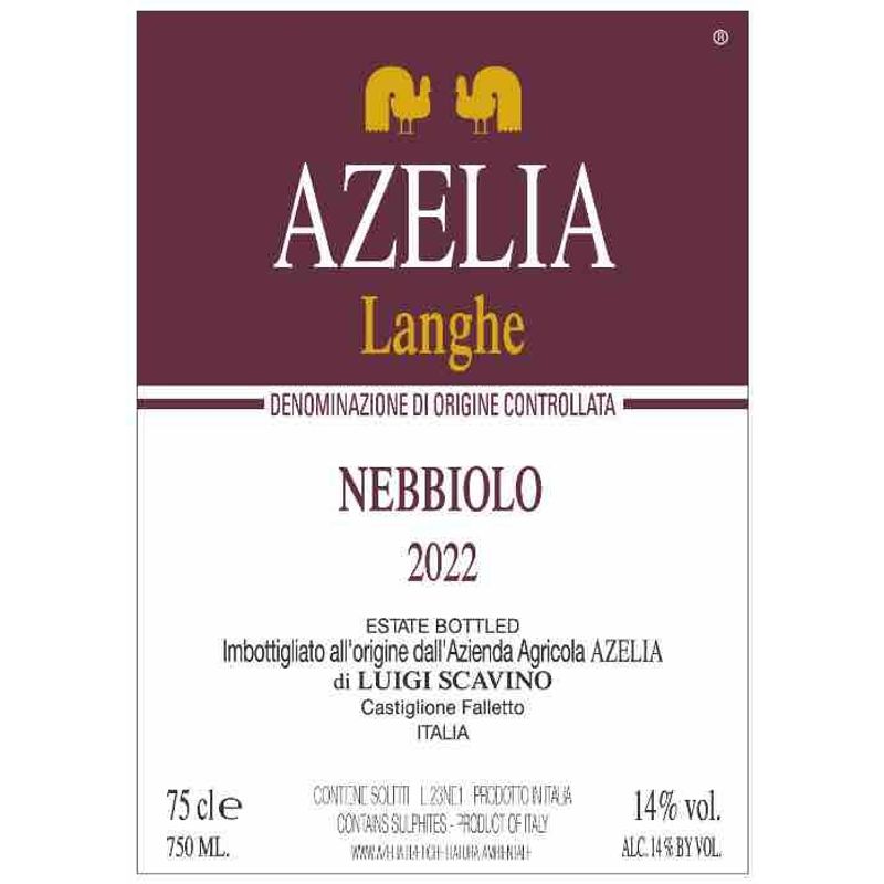 Azelia di Luigi Scavino Langhe Nebbiolo 2022