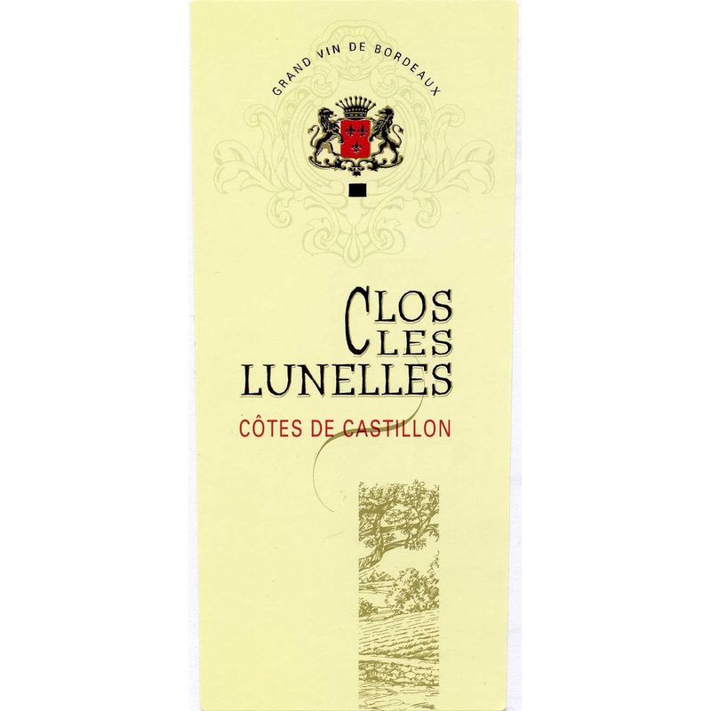 Clos Les Lunelles Cotes de Castillon 2022
