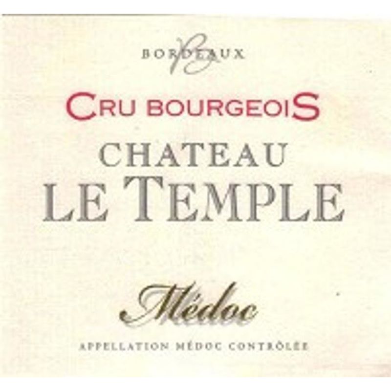 Chateau Le Temple, Medoc 2014