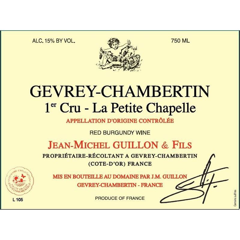 Gevrey-Chambertin Petite Chapelle Guillon 2018