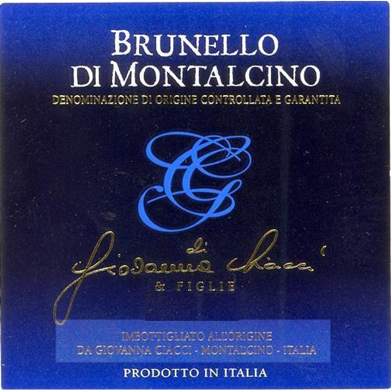 Brunello Ciacci 2011 375ml