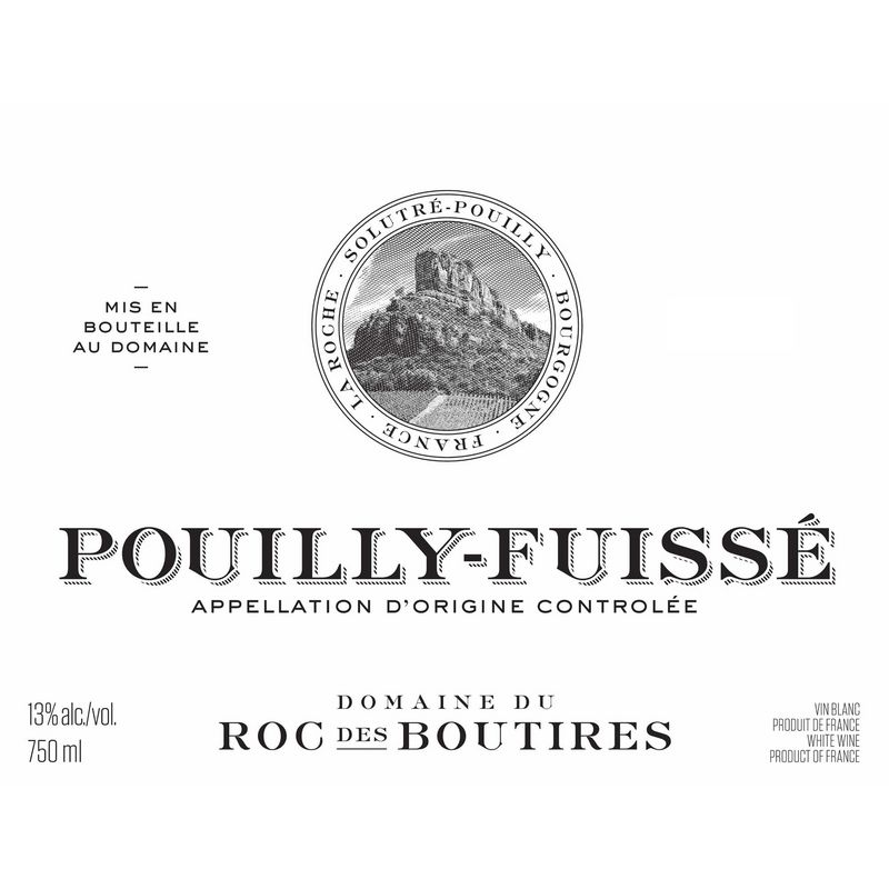 Domaine du Roc des Boutires Pouilly-Fuisse 2021