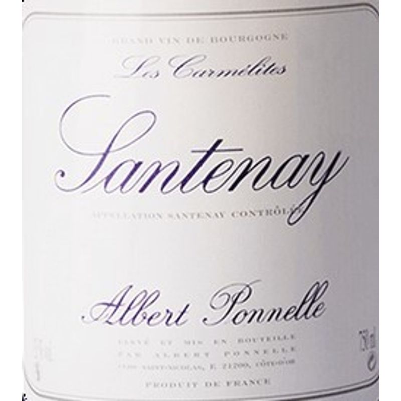Albert Ponnelle Santenay Les Carmelites Blanc 2018