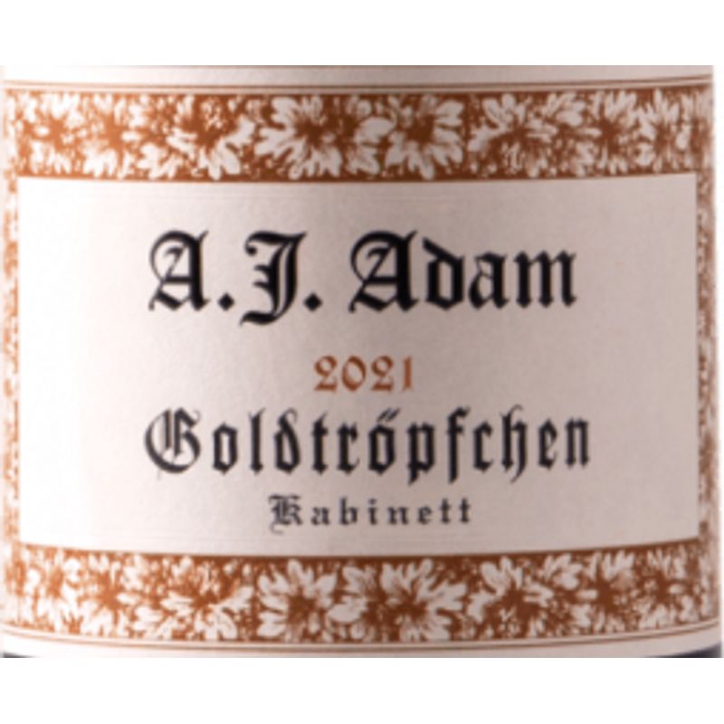 Weingut A.J. Adam Piesporter Goldtropfchen Riesling Kabinett 2018