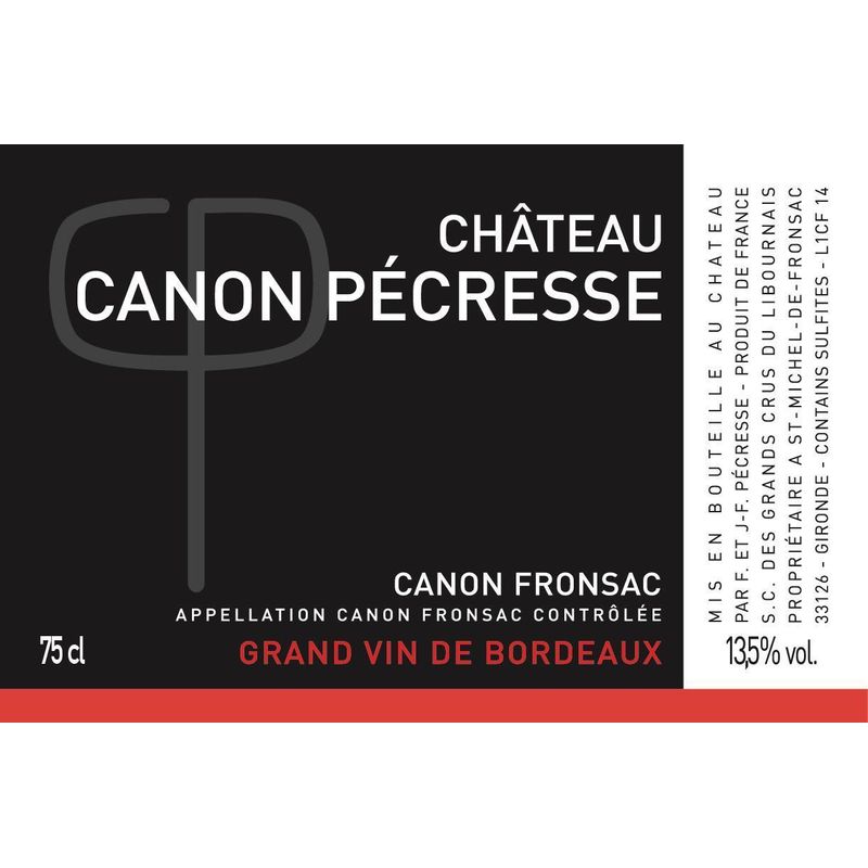 Chateau Canon Pecresse Canon-Fronsac 2022
