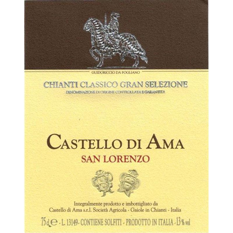 Castello di Ama 'San Lorenzo', Chianti Classico Gran Selezione 2021