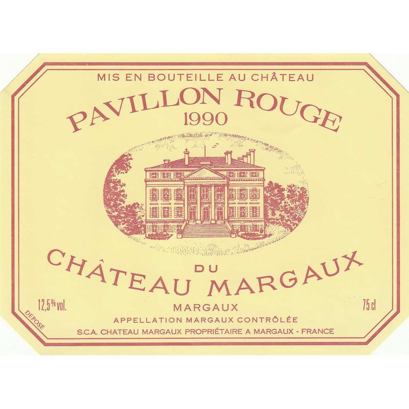 Chateau Pavillon Rouge Du Chateau Margaux 1986