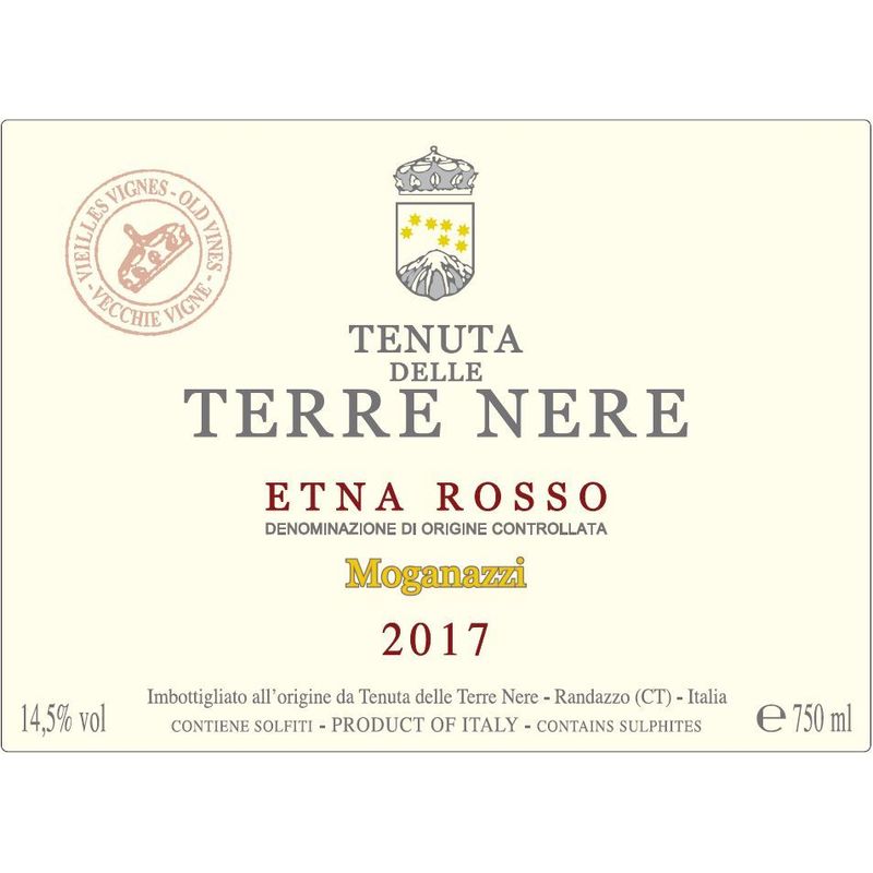 Etna Rosso Moganazzi Terre Nere 2017