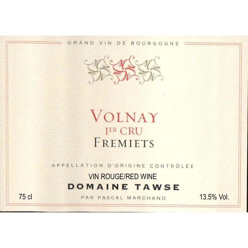 Domaine Tawse Fremiets, Volnay 2021
