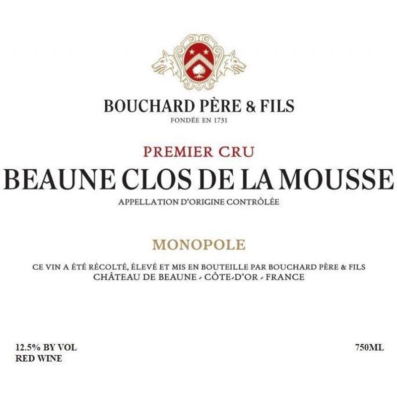 Bouchard Pere & Fils Clos de la Mousse, Beaune 2018