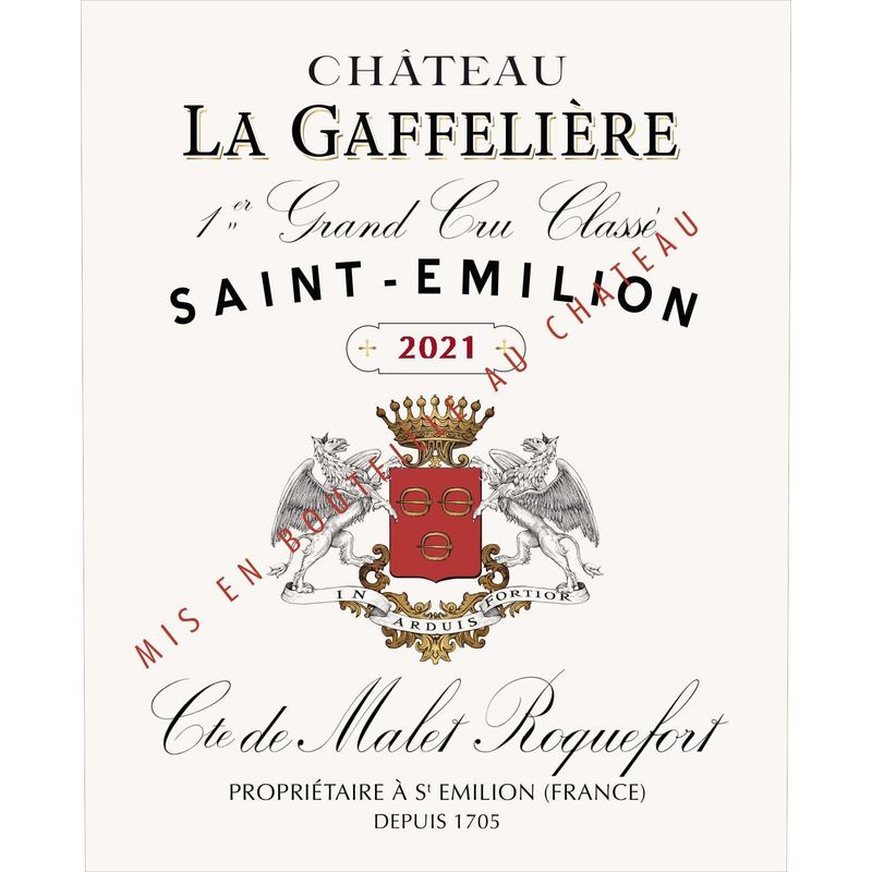 Chateau La Gaffeliere Saint Emilion 2021