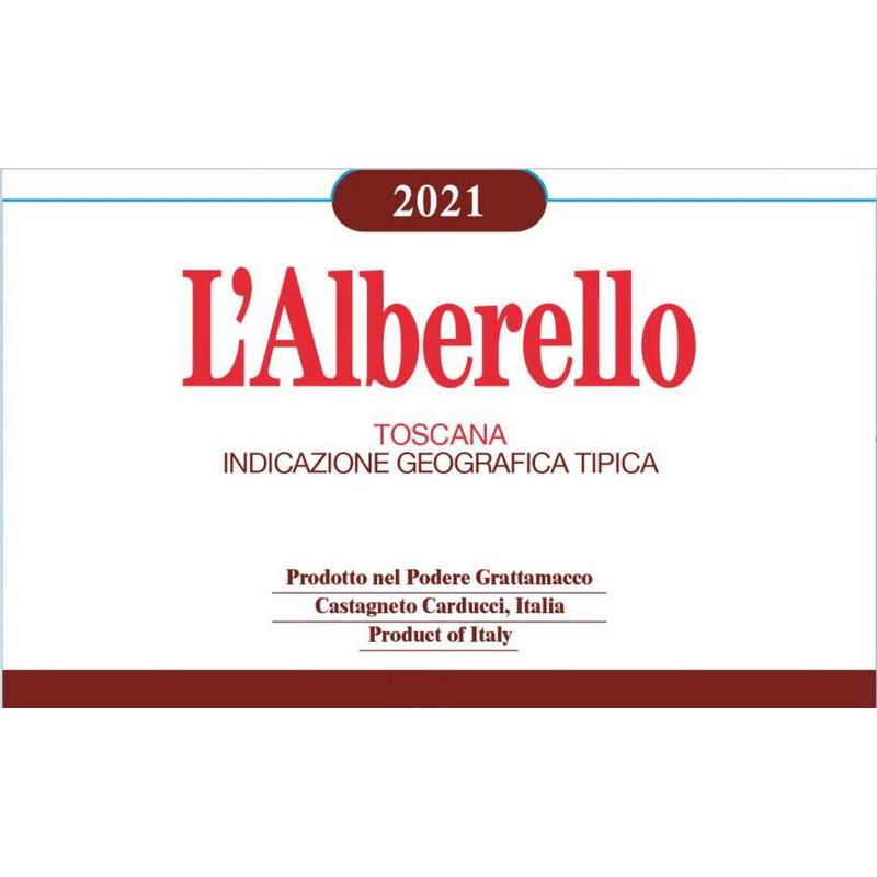 Podere Grattamacco L'Alberello 2021