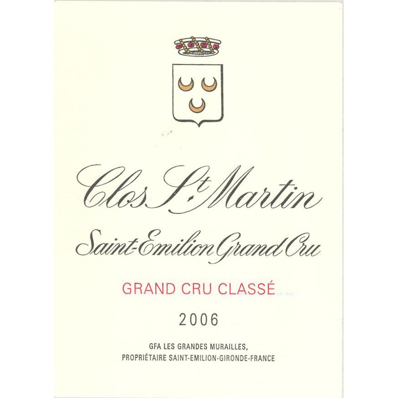 Clos St Martin 2007