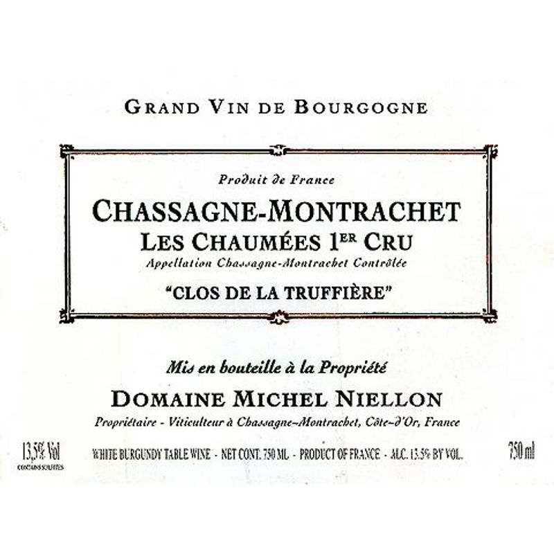 Chassagne Montrachet Chaumees Clos de Truffiere Michel Niellon 2020